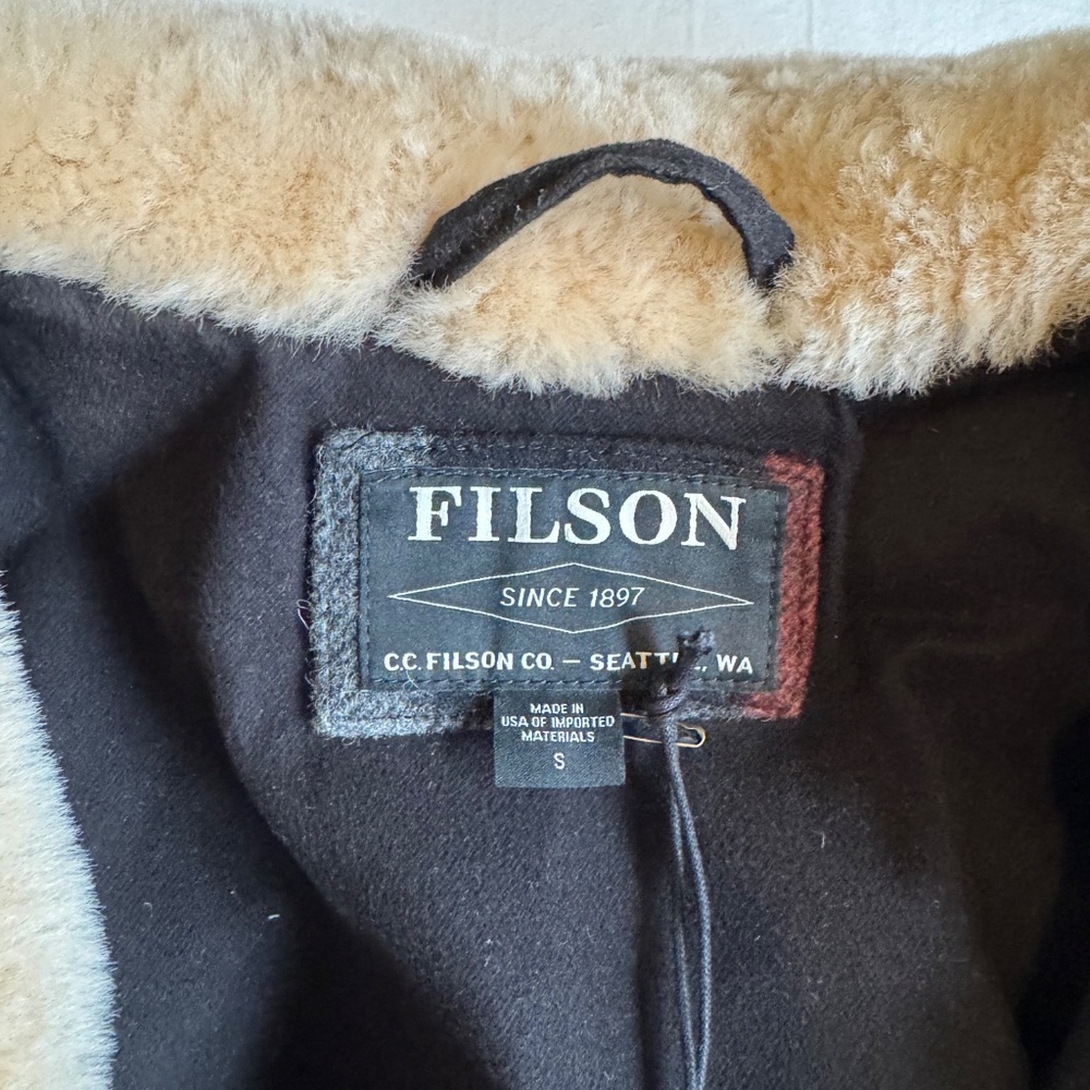 Filson Wool Packer Coat, Men's Size Small, "Rust" Colour - Picture 6 of 7